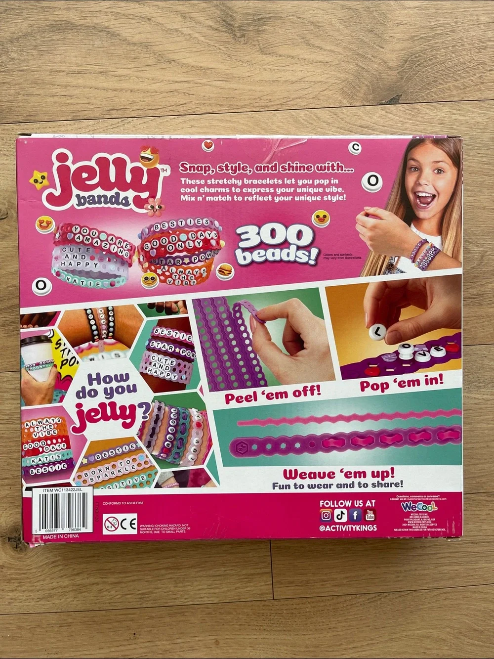 Jelly Bands Bracelet Kit - Pink & Purple Accent